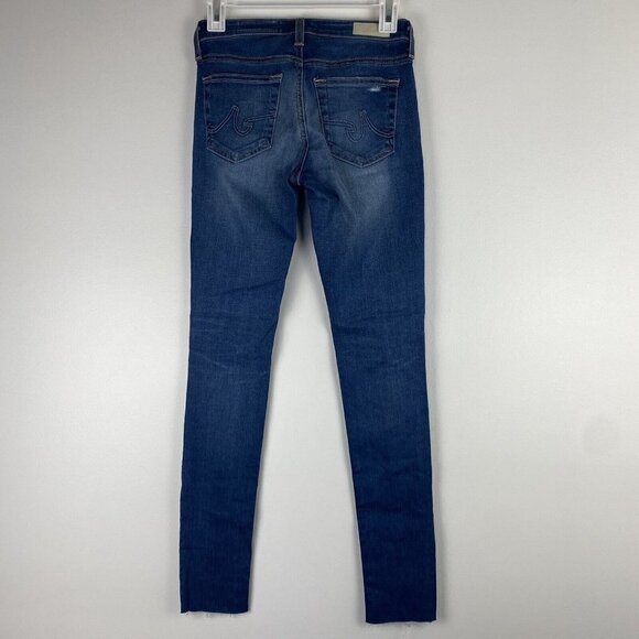 AG Adriano Goldschmied Womens Skinny Jeans Size 24 Medium Wash Abbey Mid Rise - Picture 6 of 11